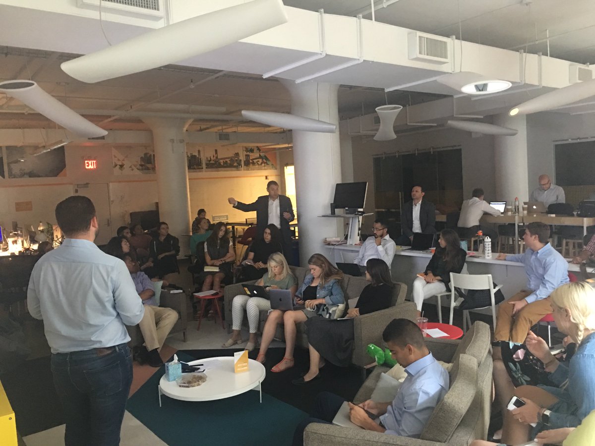 TeamAvoq's tweet photo. .@TeamKivvit's managing director @bambamberger tackles media relations in a crash course for #NY staff, #InsideKivvit  → https://t.co/TCYXLM8Rri