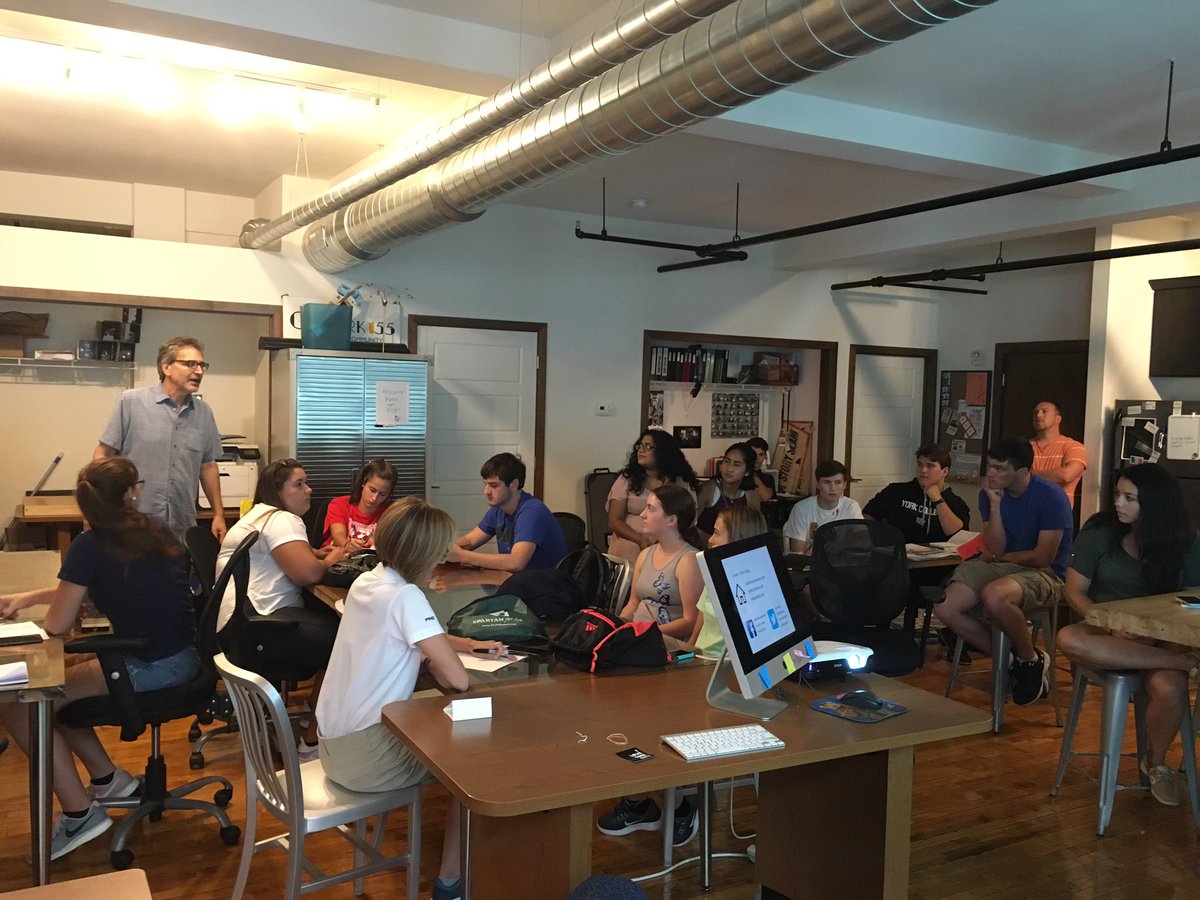 Pleased to welcome both the Graham Innovation Scholars and the Eisenhart Community Engagement Scholars to 155 today.