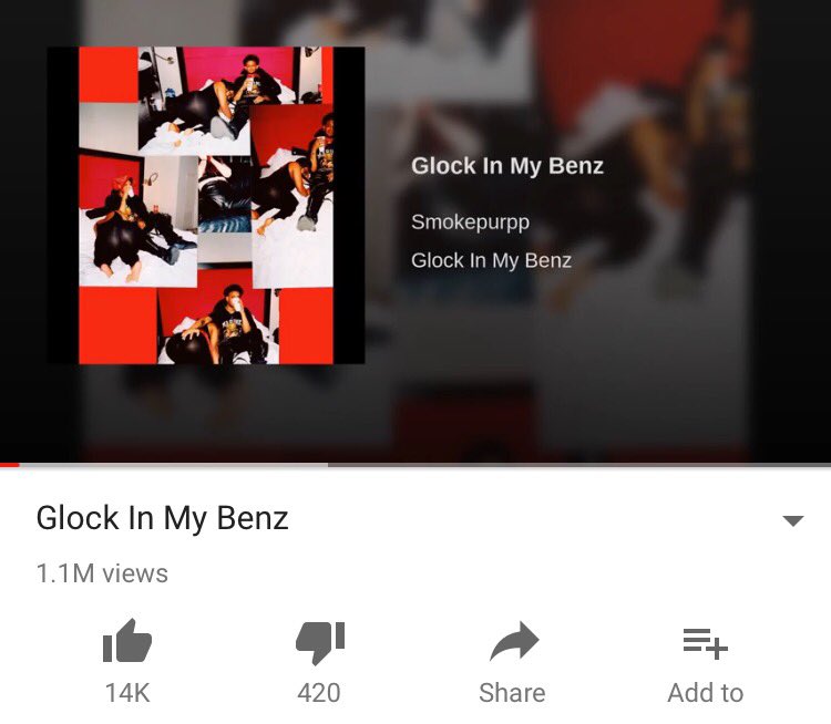 DailyFireee's tweet image. Daily 🔥
Smokepurpp ~ Glock In My Benz 
#Dailyfireee