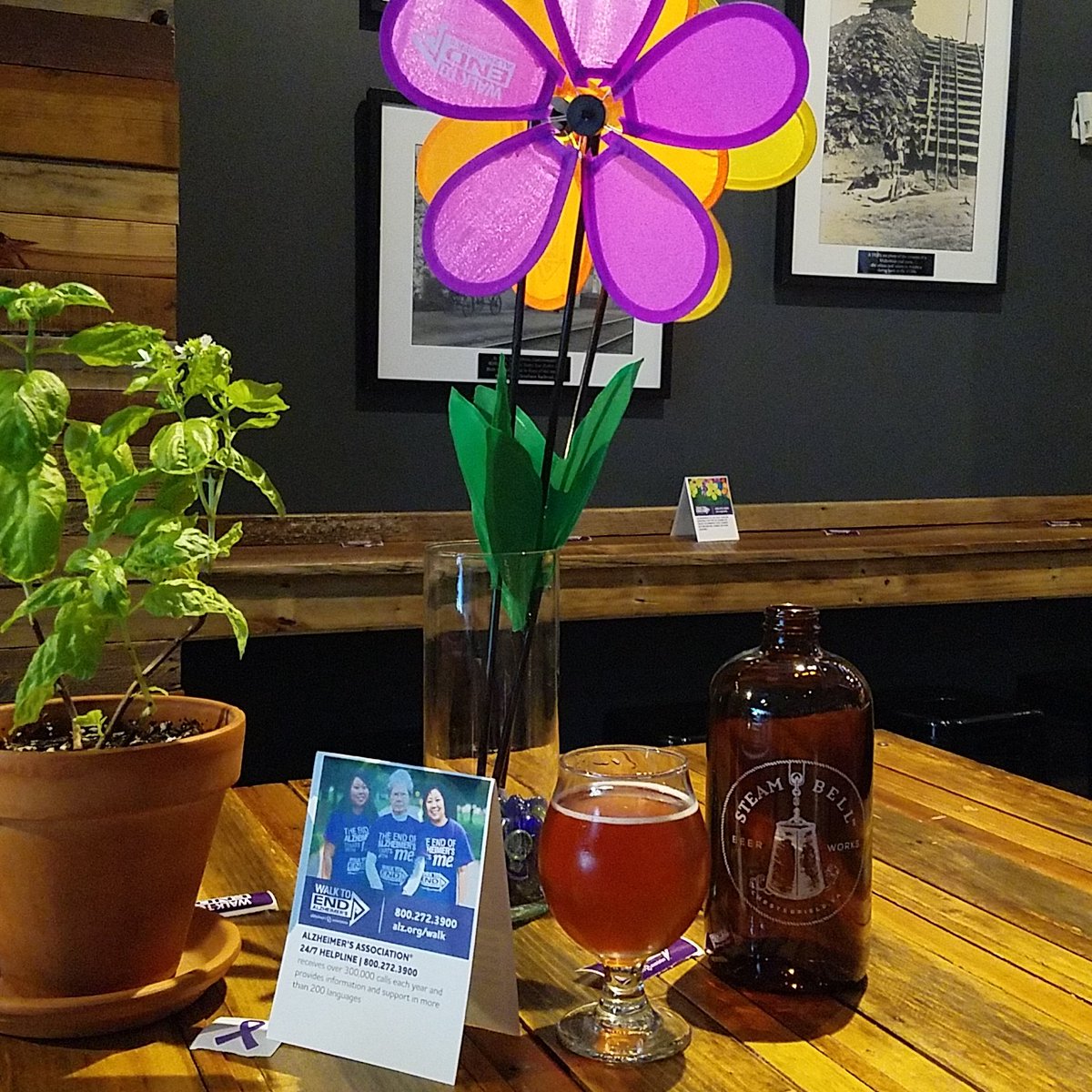 Join us at our #walk2endalz Kickoff party <a href="/Steambellbeer/">Steam Bell</a> from 4-7pm today and join the fight to #ENDALZ in #RVA. Alz.org/walk