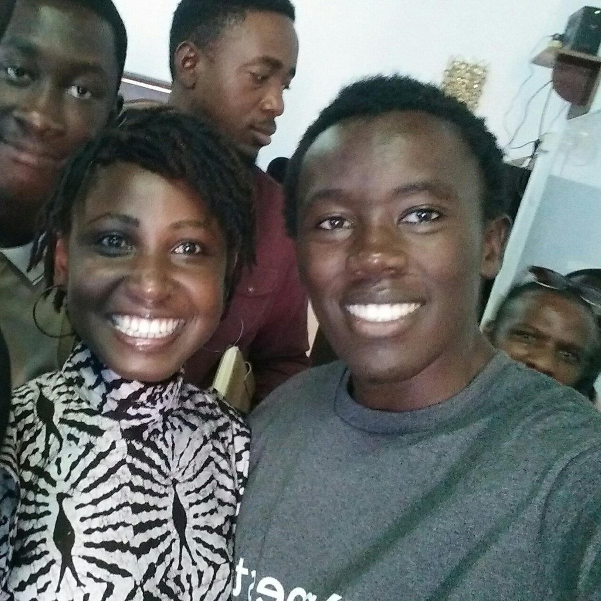 CRobertruhiu's tweet photo. Glad to have met @aduAmani great inspiration at @MESTAfrica 😊 https://t.co/LclBtz9A2L