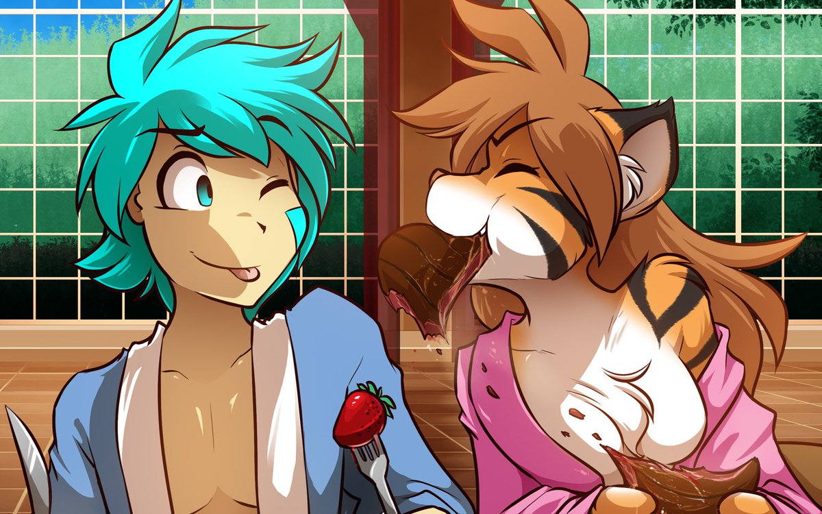 TwoKinds's tweet image. [Comic][988] &quot;Manor Manners&quot; Mind your manor manners. Mealtime manor manners matter... twokinds.keenspot.com/comic/988/