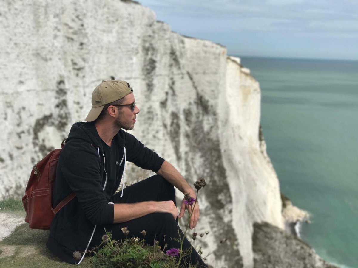 Thanks, Craig Blake, for sending this picture to your mama!  Now I can't stop humming...there'll be bluebirds over...🎼🎤🎤🎤