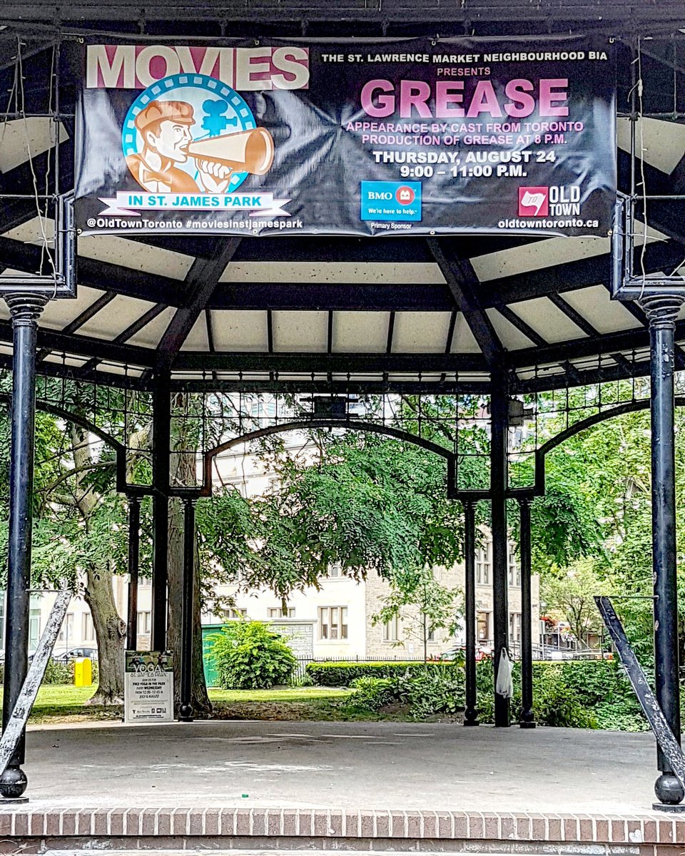 OldTownToronto's tweet photo. Counting down to our free screening of Grease (sponsored by @bmofrontberk) tonight 8 pm + a live performance by the cast from @GreaseToronto https://t.co/lXayhdByEe
