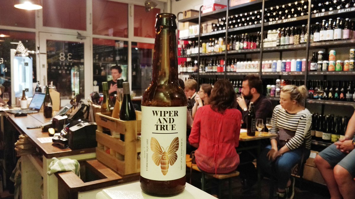 hopburnsblack's tweet photo. Are the lambs still screaming, Clarice? Our final beer tonight is the guests' own. Brand new @WiperAndTrue Yorkshire Square Saison #hbbshare https://t.co/JREqy118EQ