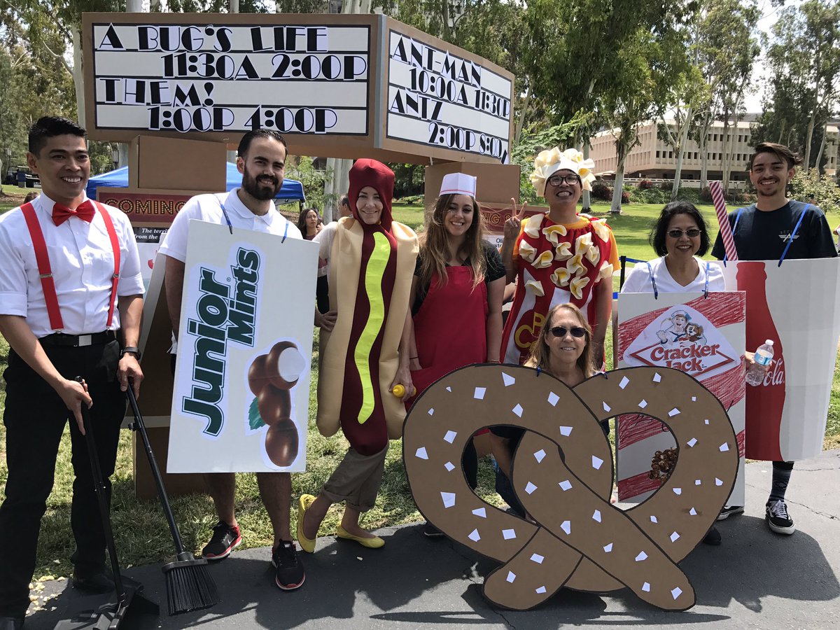 UCIrvine's tweet photo. UC Irvine's staff picnic theme is "at the movies." Shoutout to all who made it such a fun event. #UCIPride
🎬🍿🐜🍴💙💛 https://t.co/pvCOrTO9IX