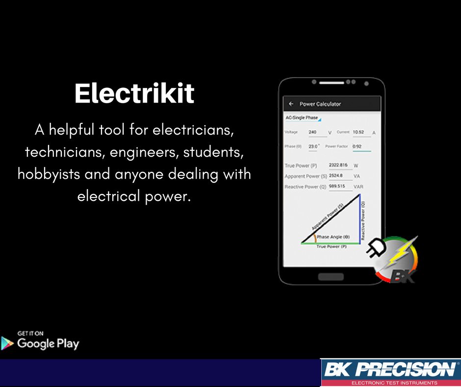 bkprecision's tweet photo. Headed back to school? Power-related calculator functions are just one feature our free app offers https://t.co/h7NjejnAqX https://t.co/dsnr2h4wAO