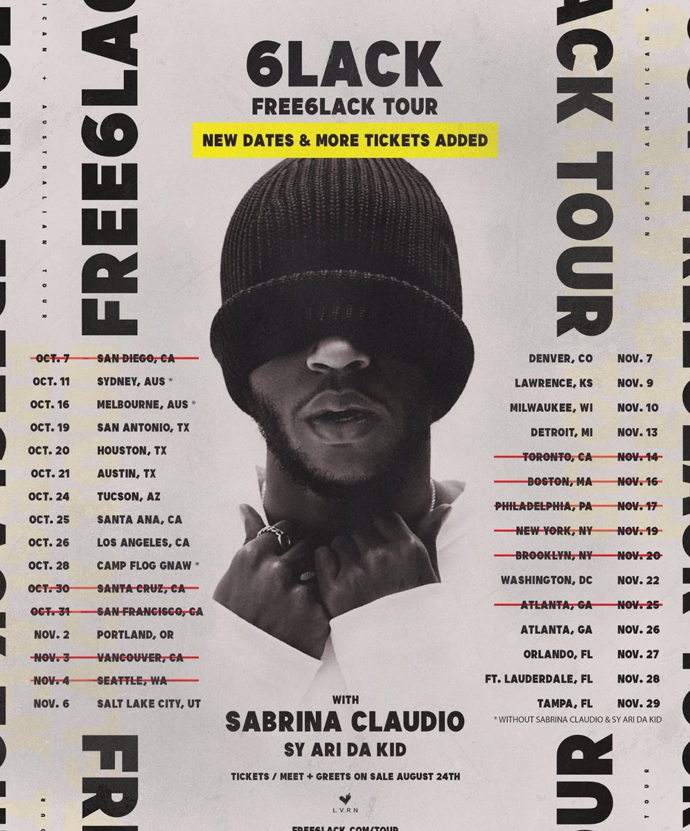 _ludbaayroos's tweet photo. SEE YOU IN OCT HELLA HYPED #6lacktour 🖤 https://t.co/Q5p4LXG6vD