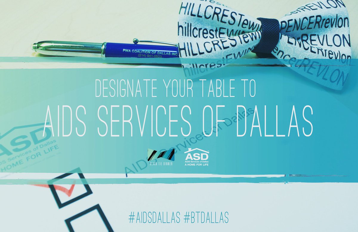 ASDHomeNow's tweet photo. @BlackTieDinner table captains who are looking to designate your table(s), to please consider ASD.#BTDallas #AIDSDallas #HIV #AIDS #Housing https://t.co/amOcsA1zHh