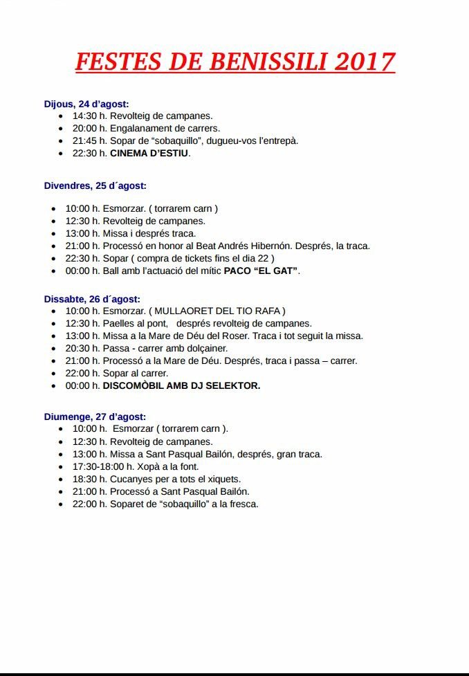 Si <a href="/AlAzraqEnLluita/">Al-Azraq</a> va ressistir, nosaltres també!! Com sempre acabem les festes de #LaVallDeGallinera a #Benissili, esteu tots convidats!