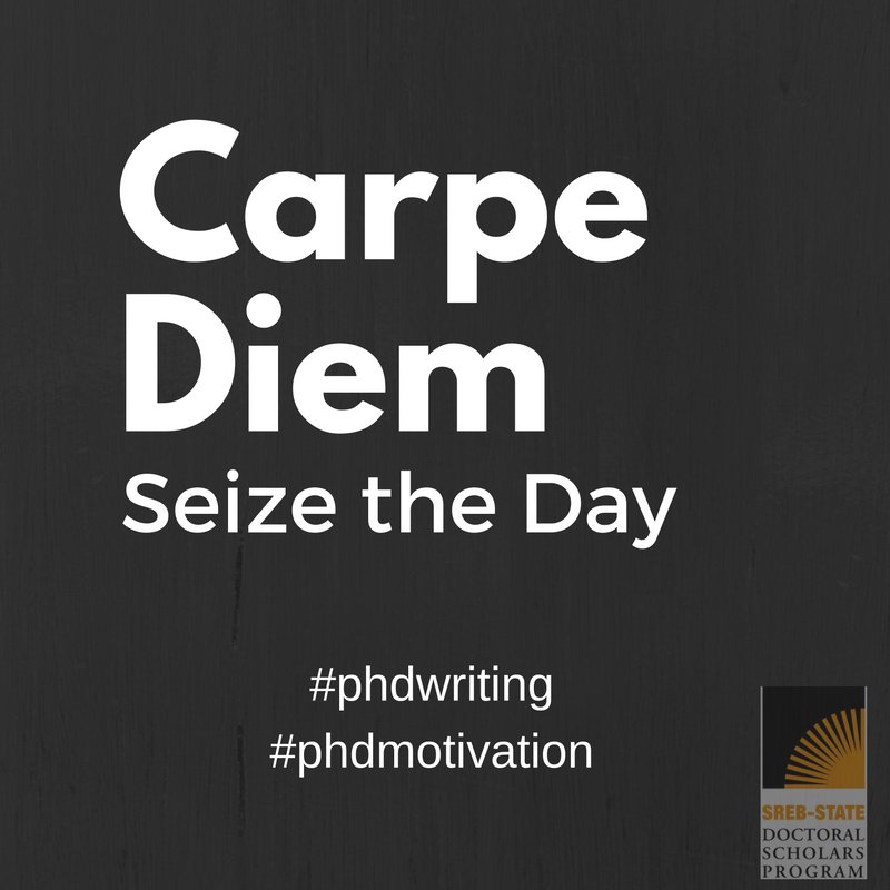 SREBDocSch's tweet image. Seize this day! #thursdaythoughts #phdlife #phdthoughts #phd