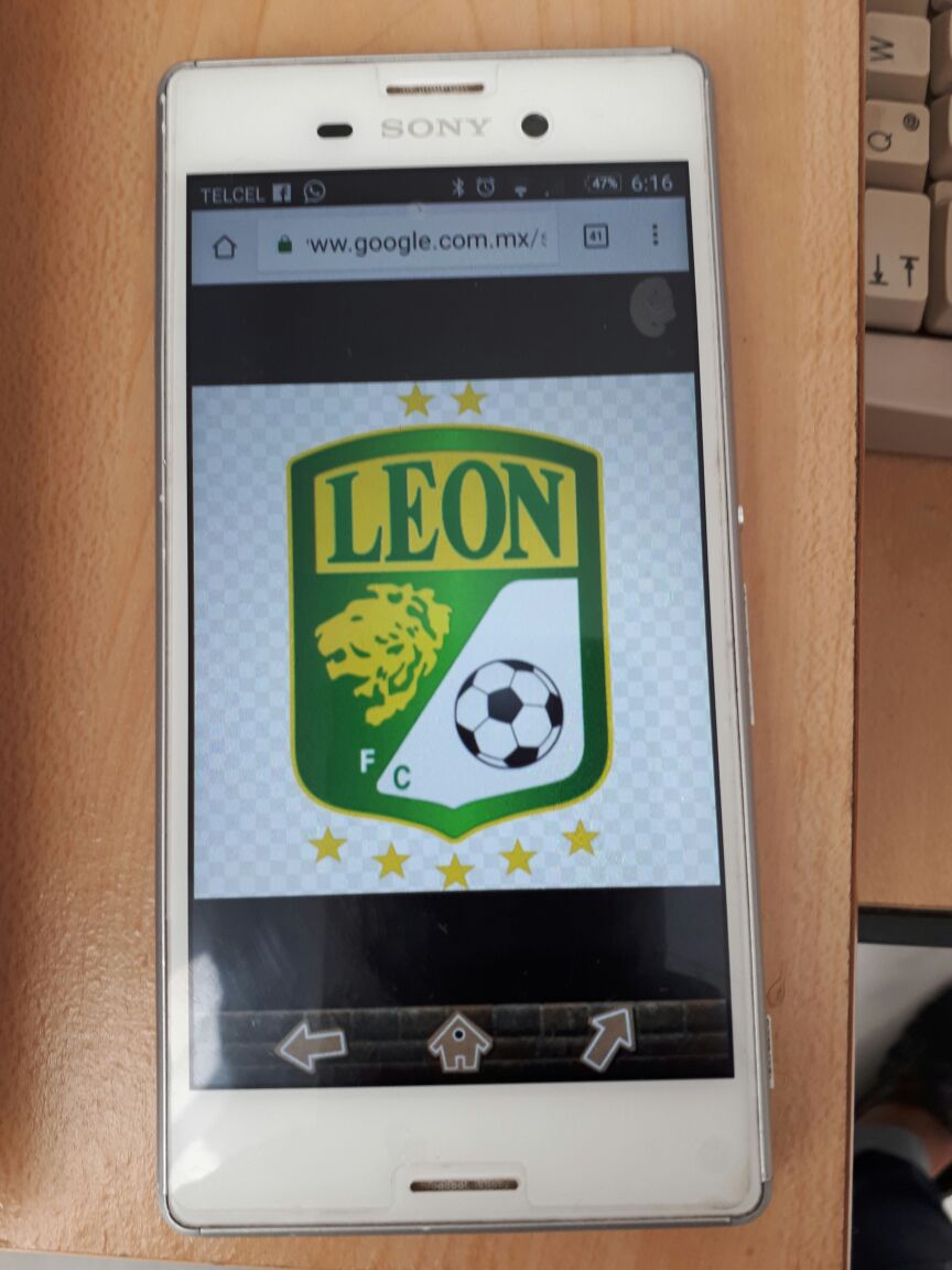 ROCIOALAMI's tweet photo. @Telcel @clubleonfc @julioancillo con mi celular navegaremos con la velocidad que nos ofrece @Telcel, para saber los resultados de mi fiera #FutbolEnTusManos https://t.co/WSeEN3WVof