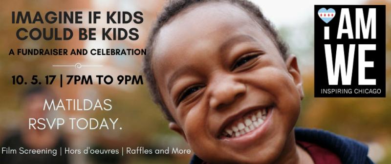 iamwecommunity's tweet photo. IMAGINE IF KIDS COULD BE KIDS | 10. 5. 17 | FUNDRAISER AND CELEBRATION https://t.co/27iUhJBisn https://t.co/ni7ImF74zq