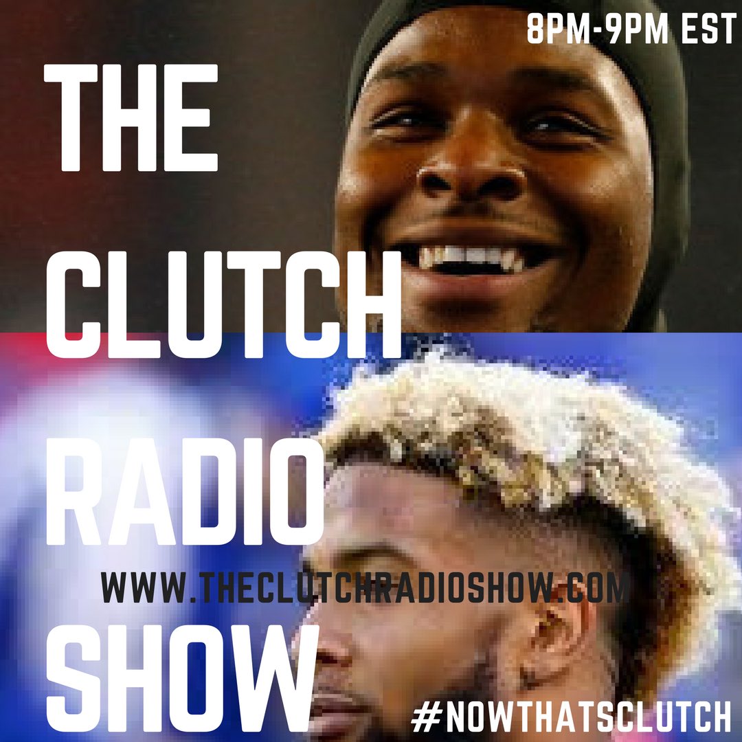 Le'Veon or Odell...who is more valuable? Find out at 8pm est TheClutchRadioShow.com #NowThatsCLUTCH