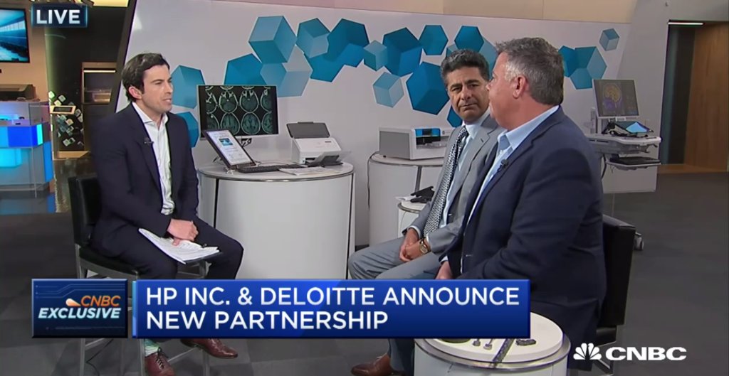 .<a href="/HP/">HP</a> announces alliance with <a href="/Deloitte/">Deloitte</a> to transform the $12T global manufacturing industry with 3D printing.​ hp.tl/60178xmQT