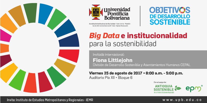 upbcolombia's tweet photo. Mañana hablaremos en nuestra Universidad sobre #BigData, sostenibilidad y organizaciones ➜  https://t.co/Xi65vdX8eV. https://t.co/M50001UhNj
