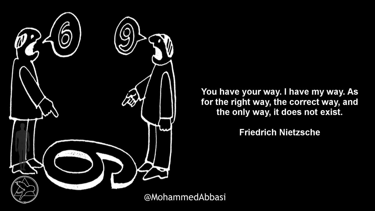MohammedAbbasi's tweet photo. You have your way. I have my way.As for the right way, the correct way, and the only way, it does not exist
#FriedrichNietzsche #Nietzsche https://t.co/UF7MzQjEs0