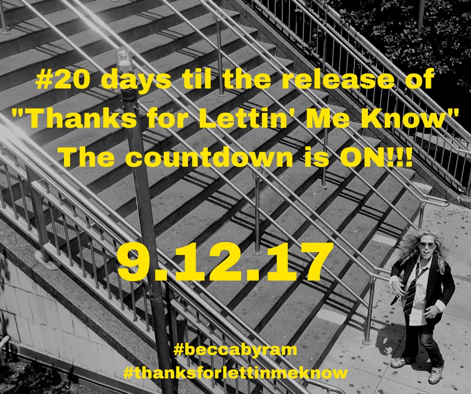 Bbyramofficial's tweet photo. 20 days til my new single, "Thanks for Lettin' Me Know" is here! Big thanks to @CorpfilmsMedia @rosecity_music @Dwaved for making it happen! https://t.co/kUUVXPM1BF