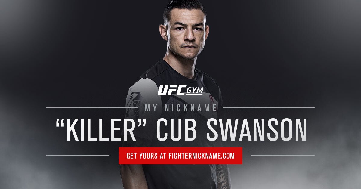 Cub on Twitter: "Get your own like a UFC fighter with @ufcgym nickname generator. Try it out here https://t.co/UNJOxbmWCi https://t.co/KDPjDzUR6v" / Twitter