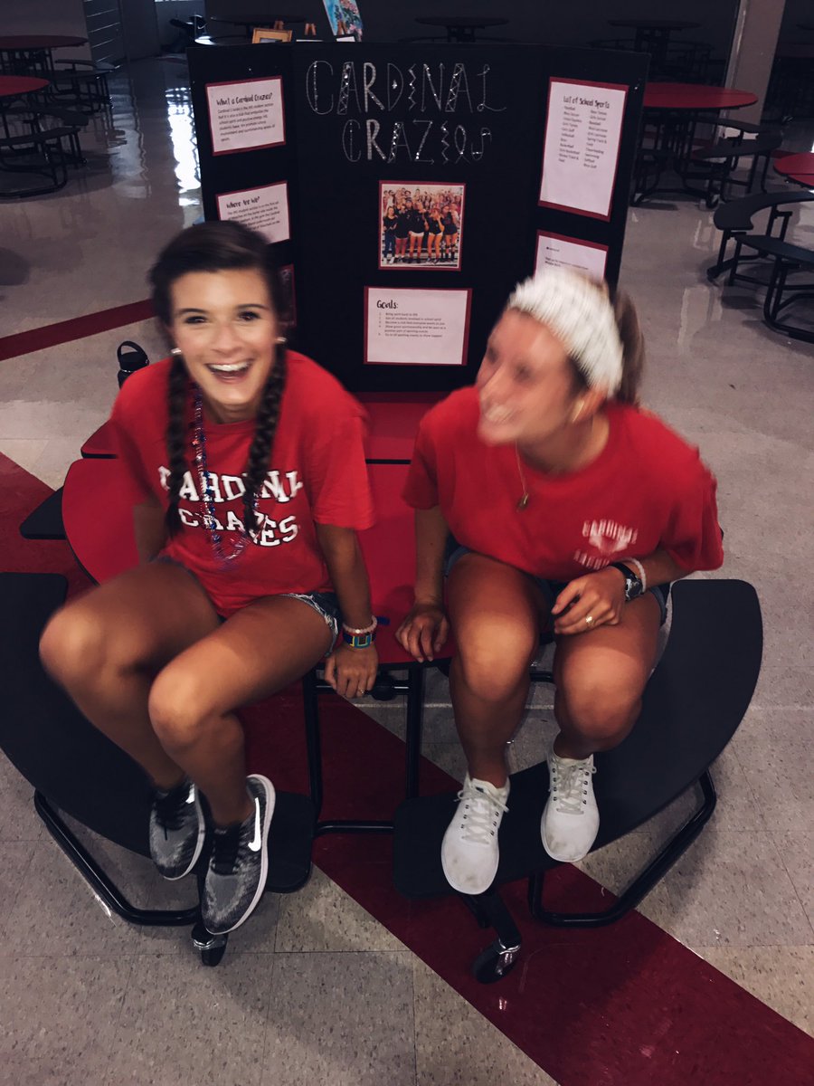 jhscardcrazy's tweet photo. Too busy being crazy to take a pic but come see us at the club expo at 5!!! #cardinalcomeback #redout https://t.co/vmohdTBN7J