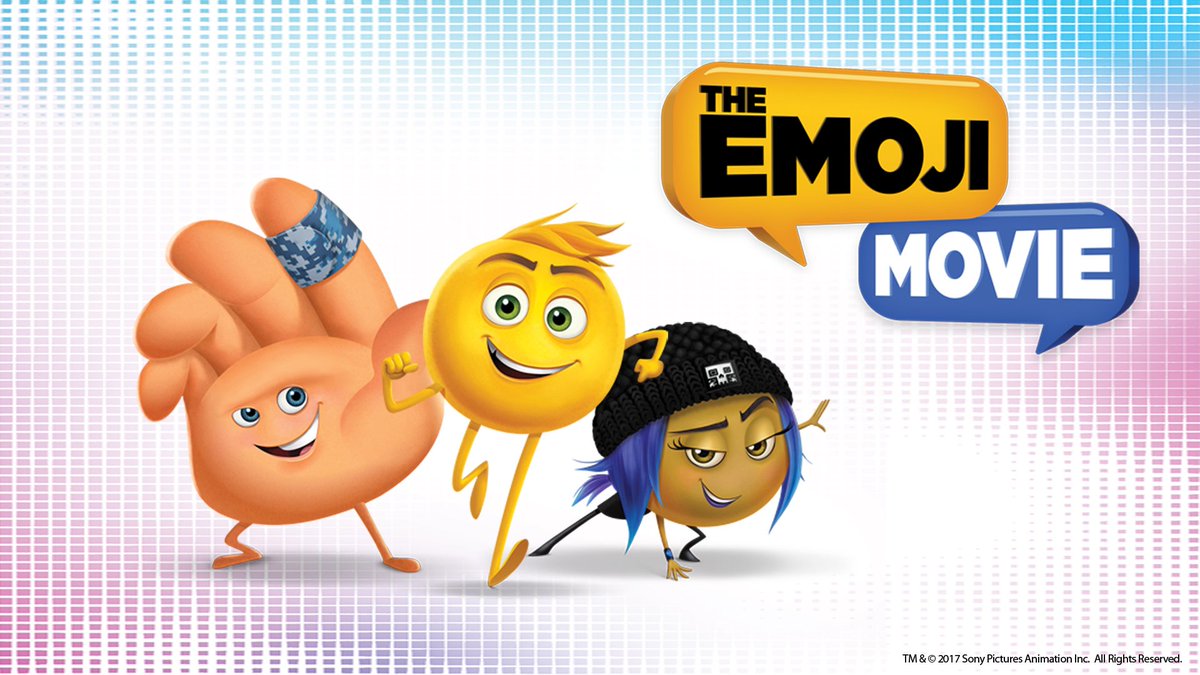 spud_drivein's tweet photo. Don't miss Gene the exuberant emoji w/multiple expression in the Emoji movie at the @spud_drivein Thurs-Sat: Emoji movie than The Dark Tower https://t.co/h7Ntx1bnid