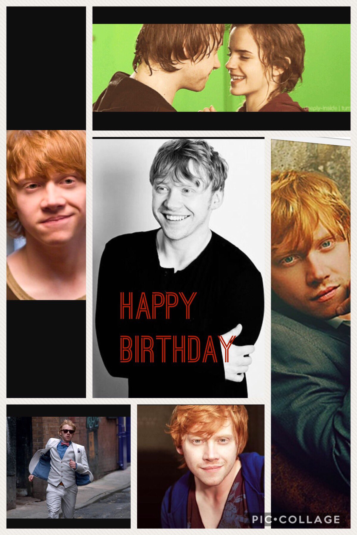 Happy birthday Rupert Grint! Can\t believe your almost 30! I  my Ronald Weasley baby  