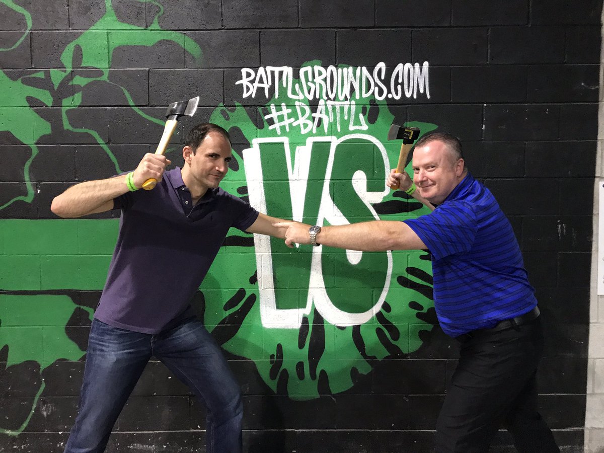 chrisyau_TD's tweet photo. SNAP MFS Team building event - Battle of the Axes! @GerardDinneen https://t.co/VHqzXwAxuY
