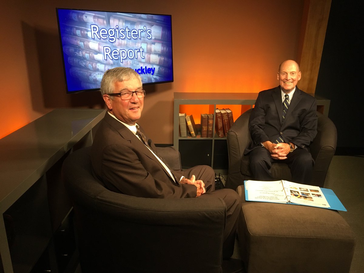 LocalSeenGovt's tweet photo. The newest Register’s Report w/ @BuckleyForDeeds is airing now on your gov’t channels but you can see it online now: https://t.co/KylypAJNG6 https://t.co/HTXYZmRrcH