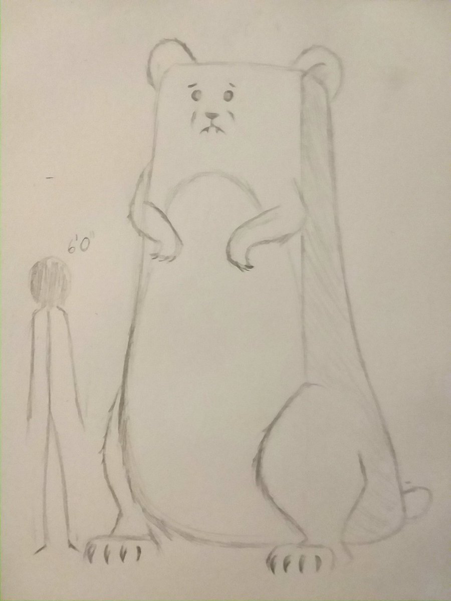 This is the Bread-Bear.....you should fear him.

#dnd #tabletop #rpg #dungeonsanddragons #Geek #art #sketch