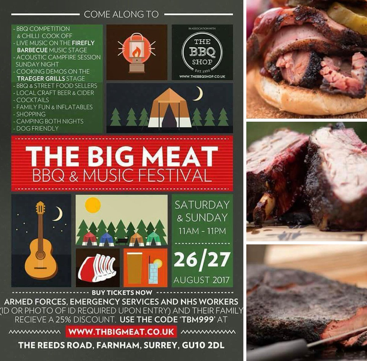 Barbecue lovers, look this way - this weekend was made for you🔥

#BarknRender #TheBigMeat #Farnham #bankholiday