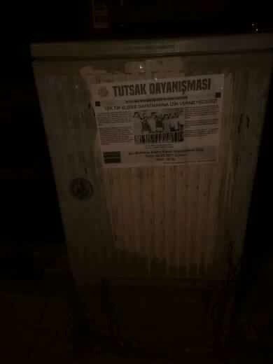 sargziposta's tweet photo. Akpınarda Gazete ve kuşlama çalışması yapılarak Yarın saat 12:30 da Bakırköy Hapishanesi önünde yapılacak basın açıklamasına çağrı yapıldı. https://t.co/4TcC2au1ez