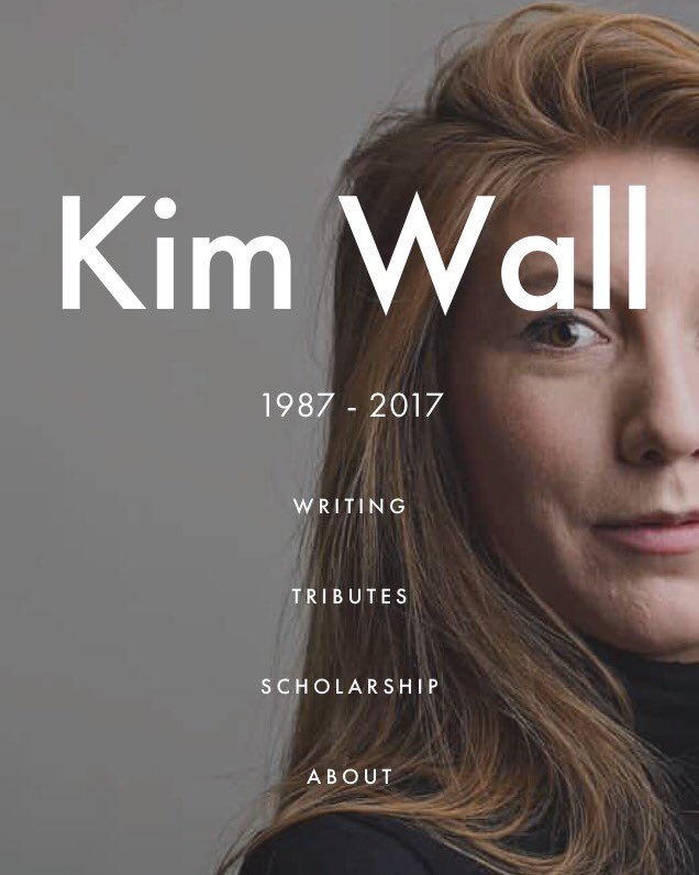 Kim Wall - vi hedrar henne genom att läsa hennes texter och minnas hennes arbete som journalist: 
rememberingkimwall.com RT:a gärna ✍🏽