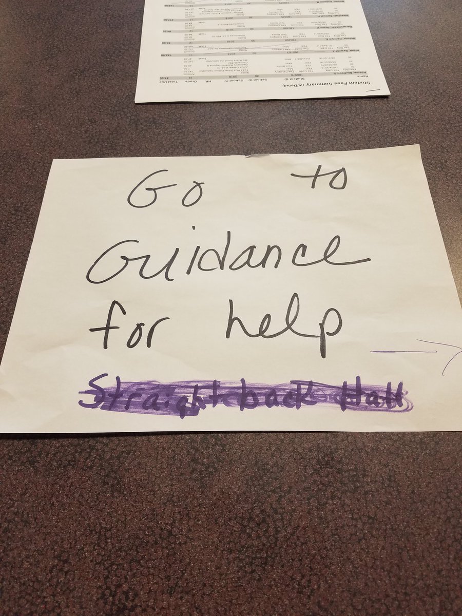 NHSCounDept's tweet photo. Our front office was unstaffed & this sign was laid out, but really, this is always good advice 👍 #NYCSDstory https://t.co/OR3kpeHXBN