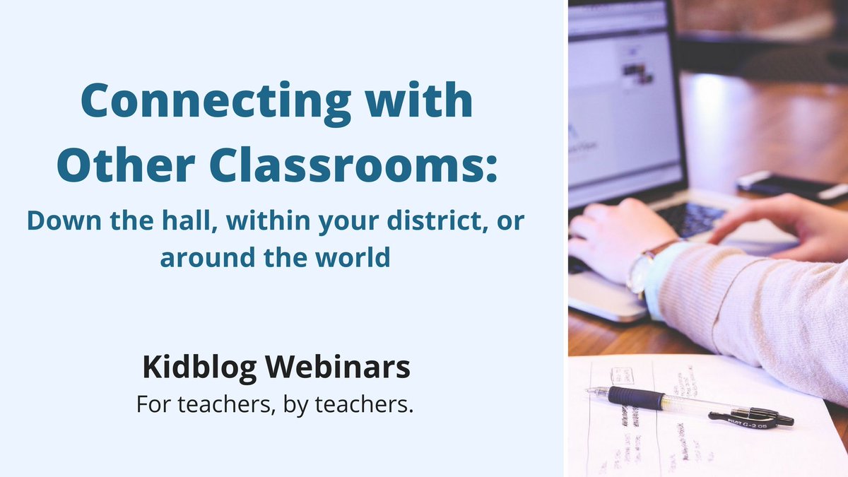 FanschoolHQ's tweet photo. Connecting with other classrooms - Down the hall, within the district, or around the world https://t.co/YLXoCMvst4 #KBWebinar #kidblog https://t.co/QHAswIQZzl