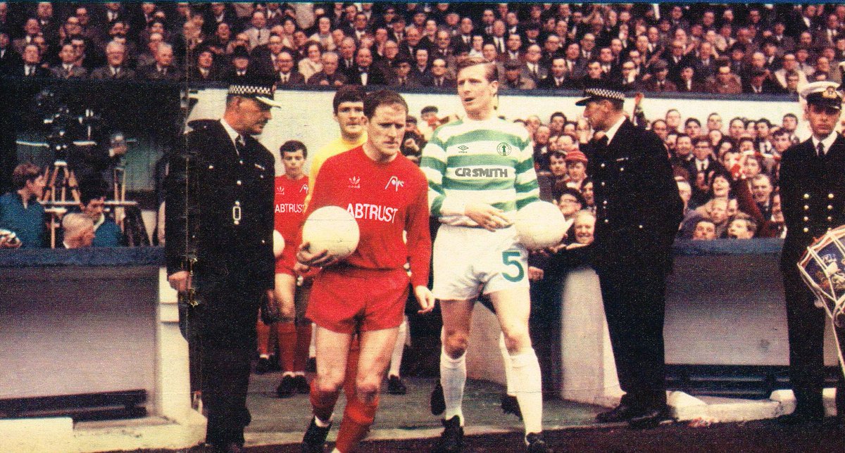 ScotsFootyCards's tweet photo. @ThomasCutter First one I did of these was... #BillyMcNeill #Celtic and #HarryMelrose #Aberdeen #CBFM 1967-07 with #RetroSponsors https://t.co/TWjxy4MSVU