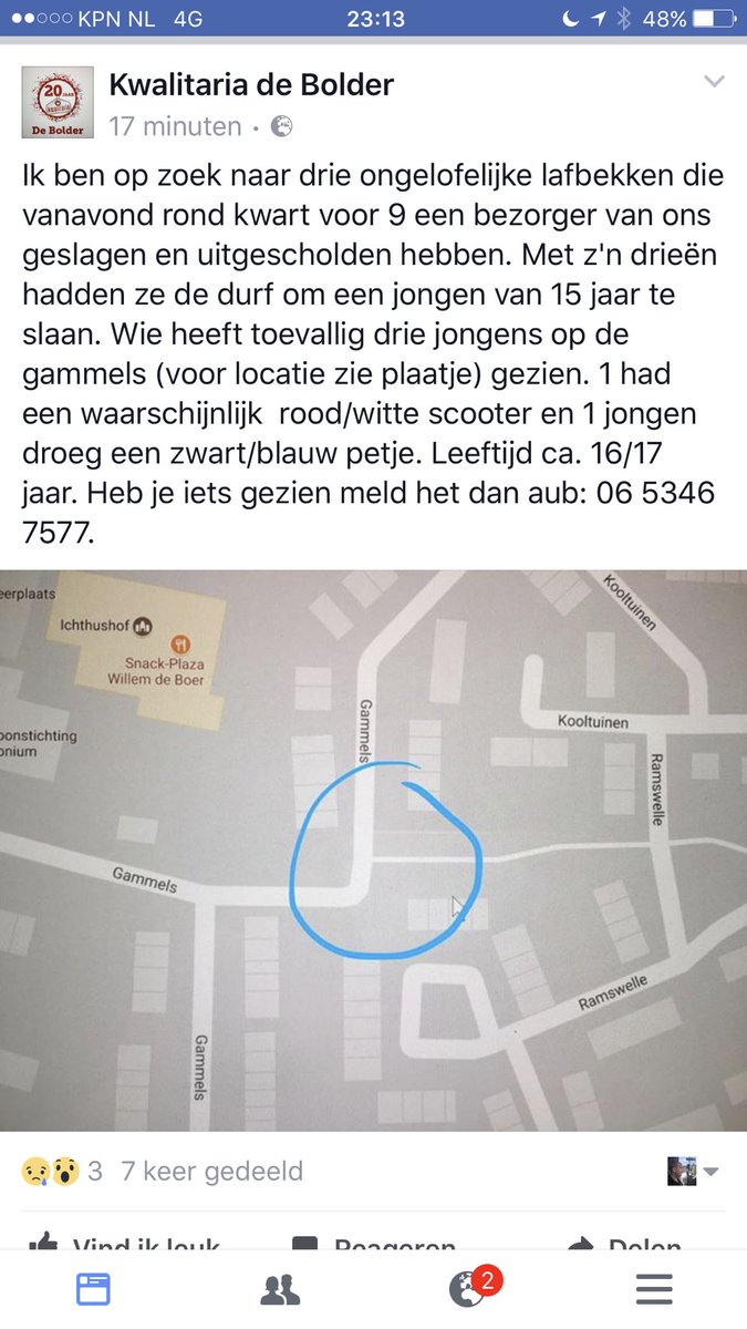 Wie heeft wat gezien of gehoord.
