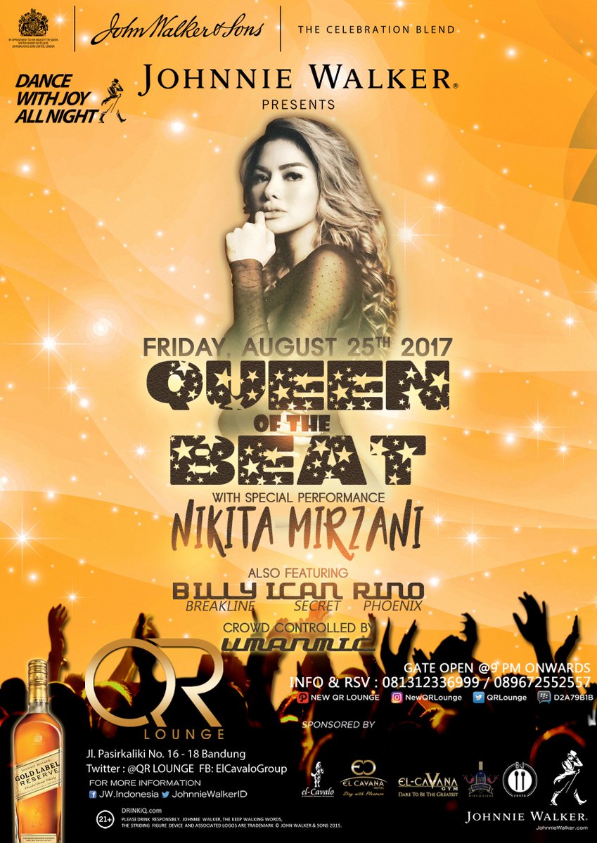 FRI.25.08.17 <a href="/JohnnieWalkerID/">Johnnie Walker ID</a> presents "QUEEN OF THE BEAT" w/ special performance <a href="/NikitaMirzani/">Nikita mirzani mawardi</a> and many more
Gate open 9pm onwards