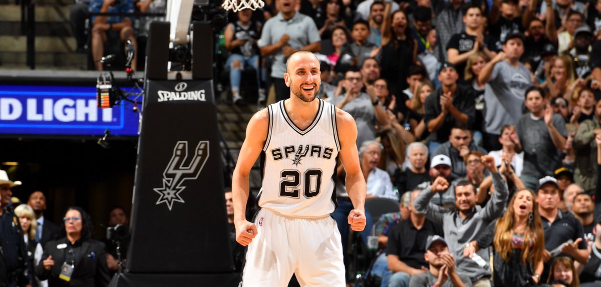 BleacherReport's tweet photo. 🗣 GINOBILIIIIIII

Manu agrees to 2-year, $5M deal to return to Spurs, per @ShamsCharania https://t.co/SP4KEuWavg