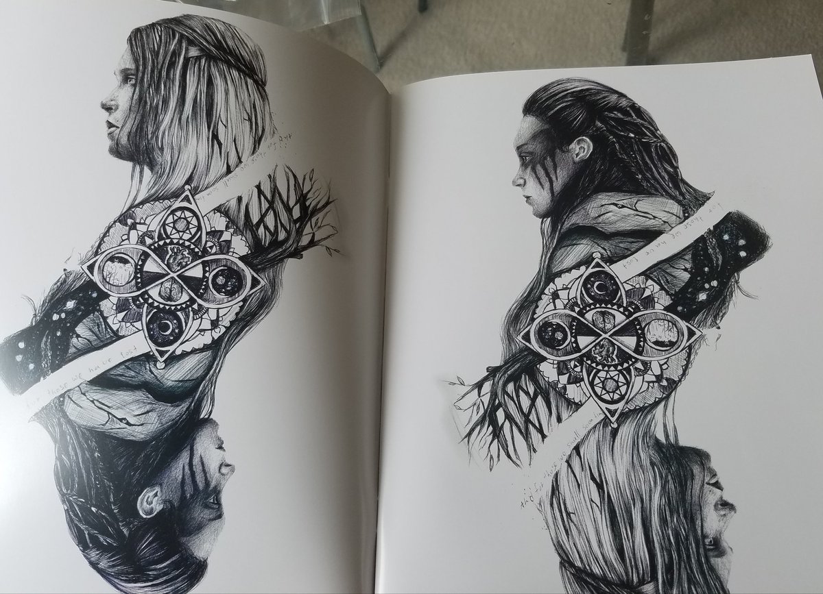 choose__chaos's tweet photo. My #supportlgbtee &amp; the #Clexa fanart book came in the mail. I only made it to page 3 and Im crying. Darn emotions 😢 thank you @LGBTFansDB https://t.co/uja80SpIlc