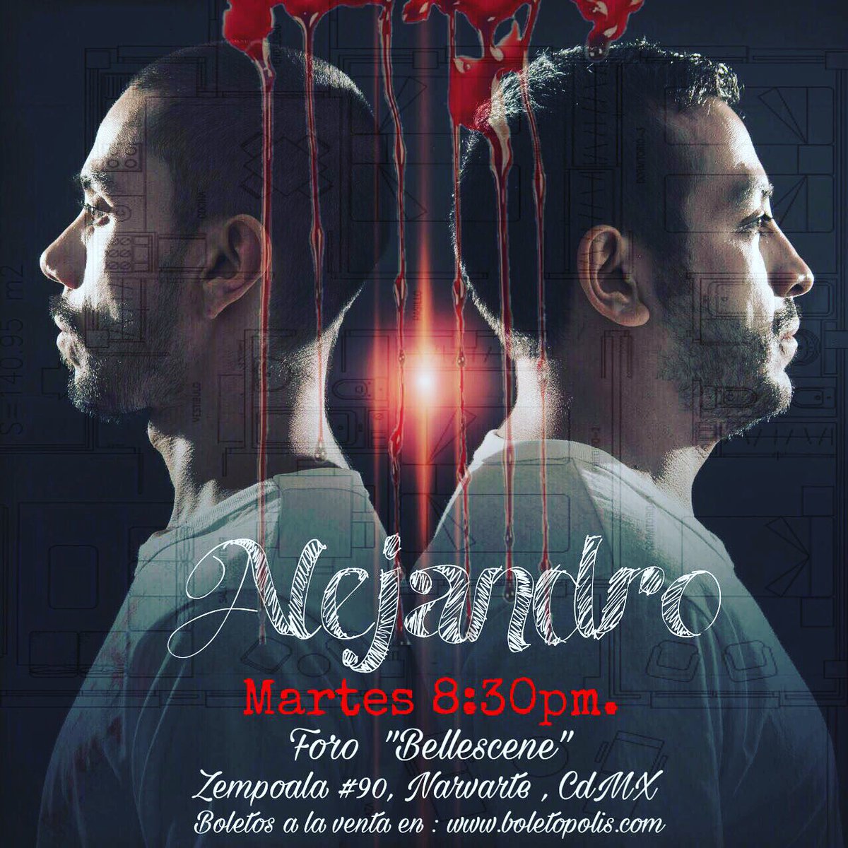 AlejandroObra's tweet photo. No se pierdan el estreno de @davidponceactor en #Alejandro , este martes a las 20:30hrs en @BellesceneForo https://t.co/vsZ0Tn7mka