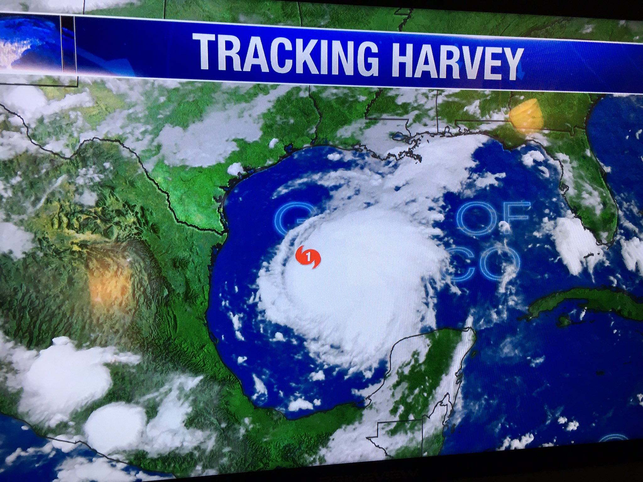 Dylan Dreyer on Twitter "Tracking Harvey as it approaches the TX coast. It could be the first
