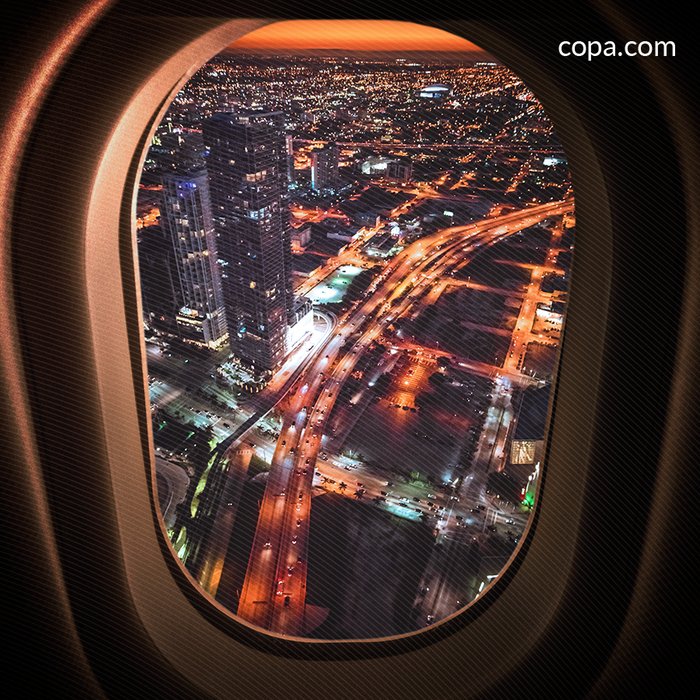CopaAirlines's tweet photo. Assim é Miami em uma quarta-feira, desde nossas janelas! #VoeCopa https://t.co/GVhhPlmswT