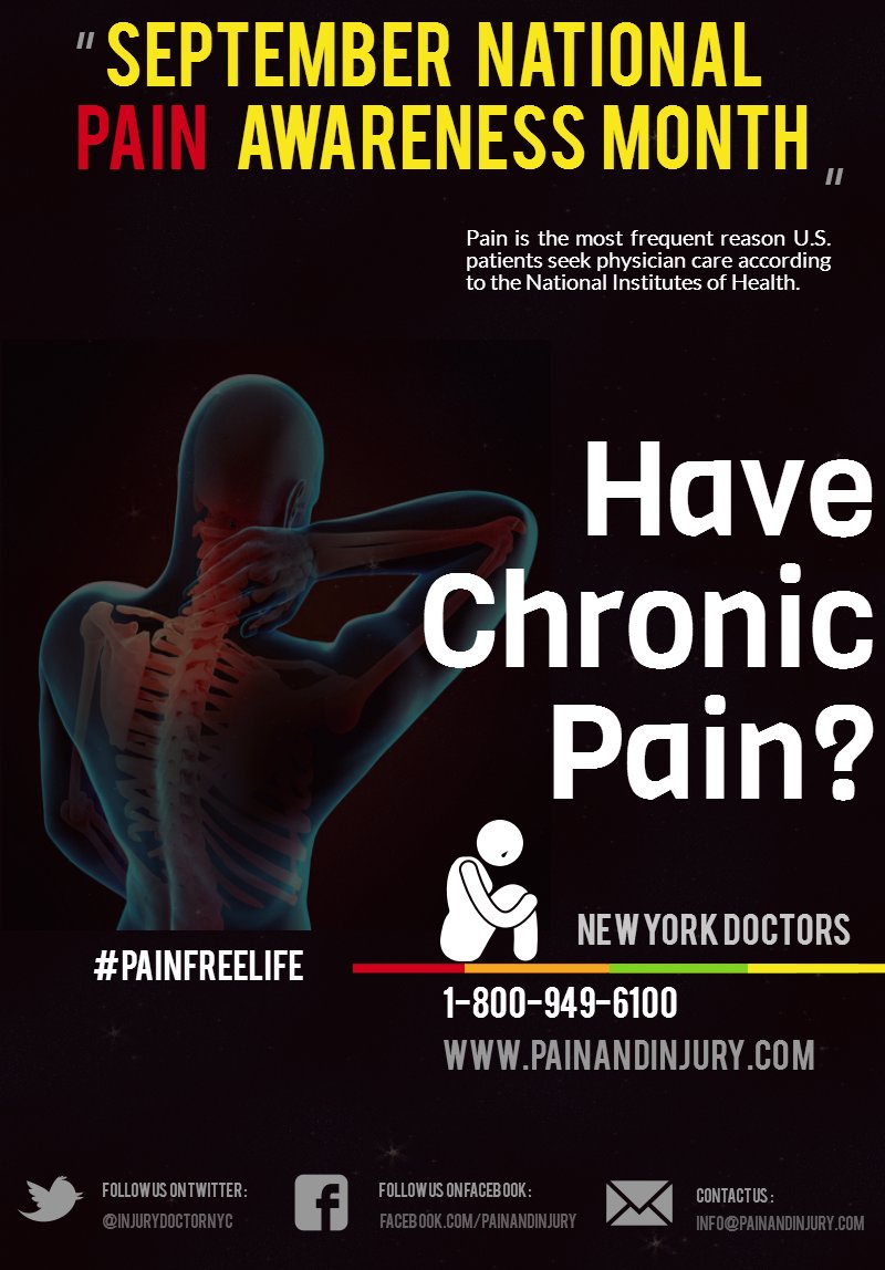 LongIslandPain's tweet photo. September National Pain Awareness Month. Take time out for yourself this month. #painfreelife https://t.co/irEzDYjzAr https://t.co/zuMrKijA13