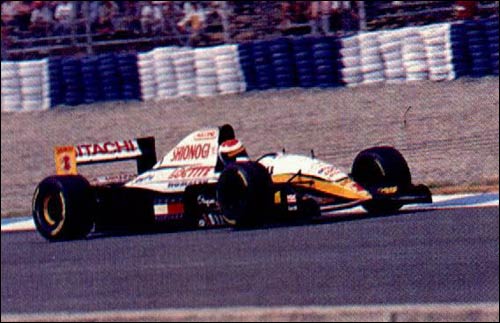 Jerez 1994 🇪🇸 Final #F1 start for Eric Bernard 🇫🇷 at the wheel