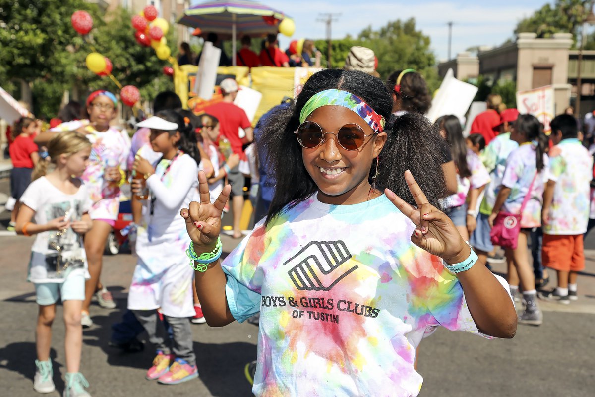 Boys and Girls Club Tustin spreading the peace and love at Tustin Tiller Days 💗☮️ #TustinTillerDays #TBT