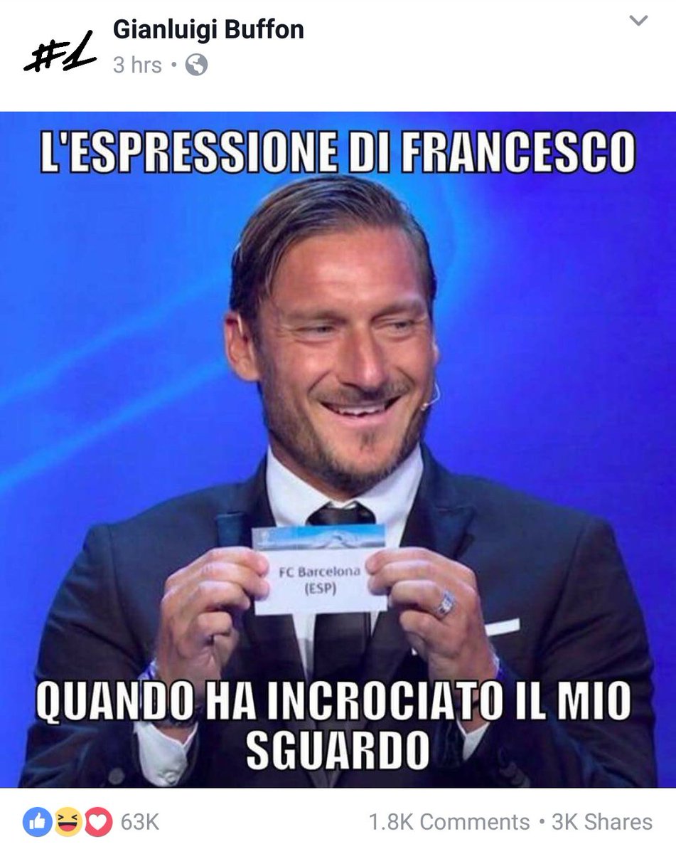 ItalianFootballTV On Twitter Francescos Reaction When We Made