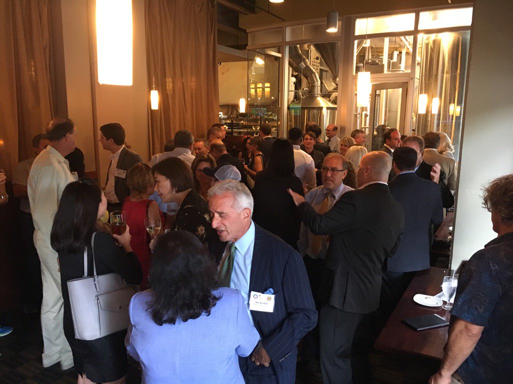 MCCCMD's tweet photo. Great to see so many #MCCCMembers and friends at our monthly Chamber After Hours @GBBrewingCo in Rockville https://t.co/eOa4VTlQwI