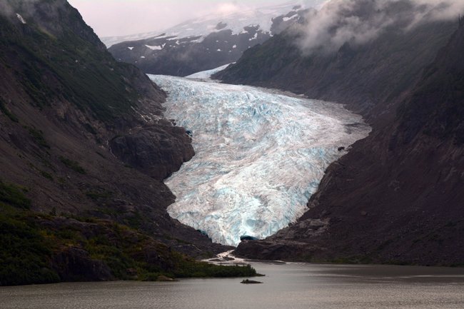 senor_adaz's tweet photo. The Bear Glacier seen from a perch off the two-lane highway leading to Stewart, #BritishColumbia #BC https://t.co/3v4jY4fc8I