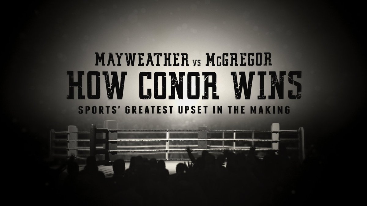 TONIGHT!

"How Conor Wins" premieres on @ESPN 2 at 11pmET/8pmPT!!!