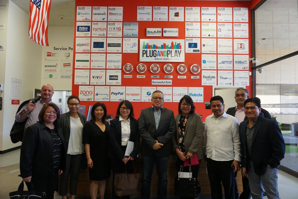 richsaus's tweet photo. The USAID STRIDE inclusive innovation study tour with DTI, DOST, CHED and PASUC begins at Plug and Play Silicon Valley. @STRIDE_Program https://t.co/Saw2Pw1tS9